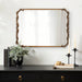 Rectangle Mirror Gold 20x27 7