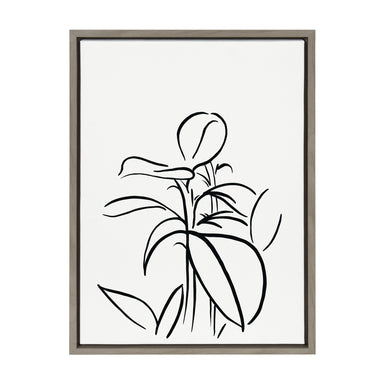 Framed Canvas Sylvie Graywash 18x24 1