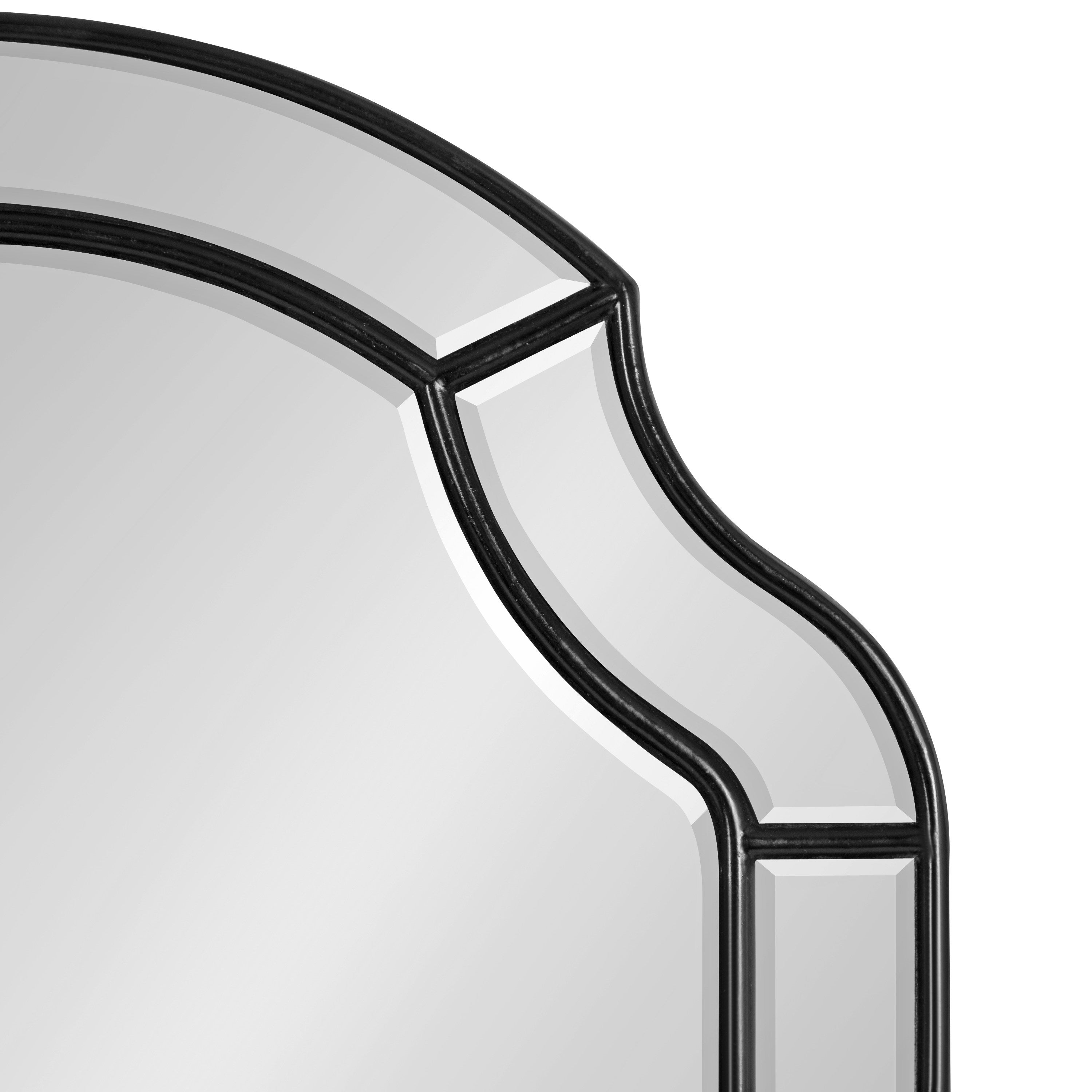 Arch Mirror Black 24x32 3