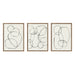 Art Set Sylvie Dark Gold 3 Piece Set 18x24 2