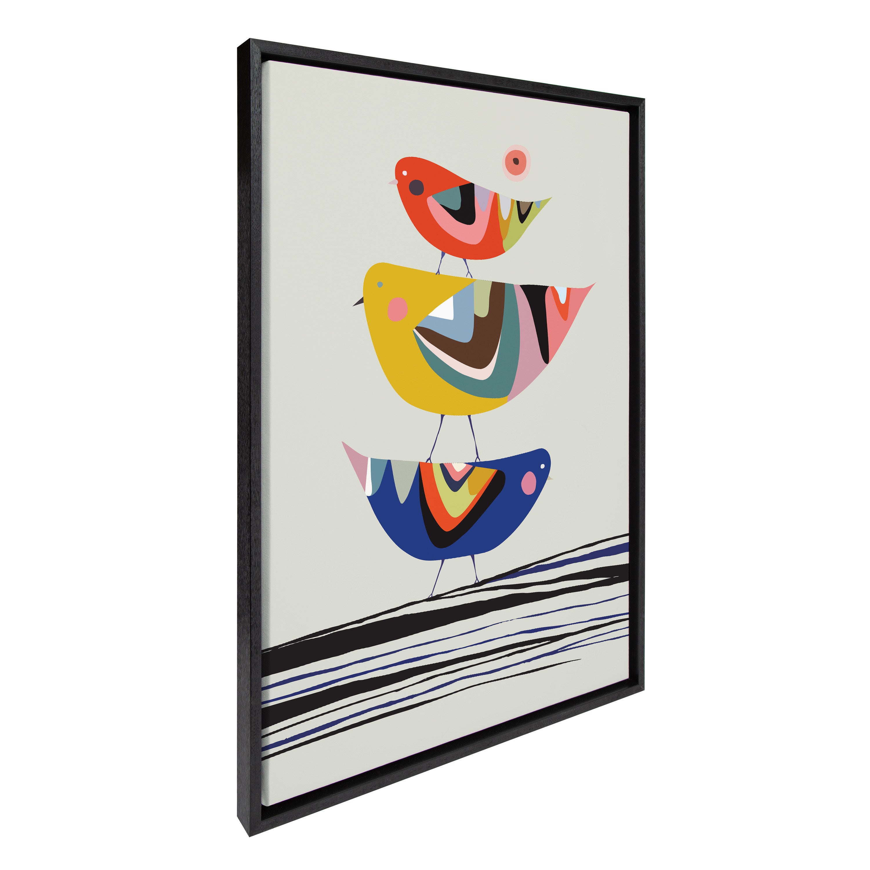 Framed Canvas Sylvie Black 23x33 1