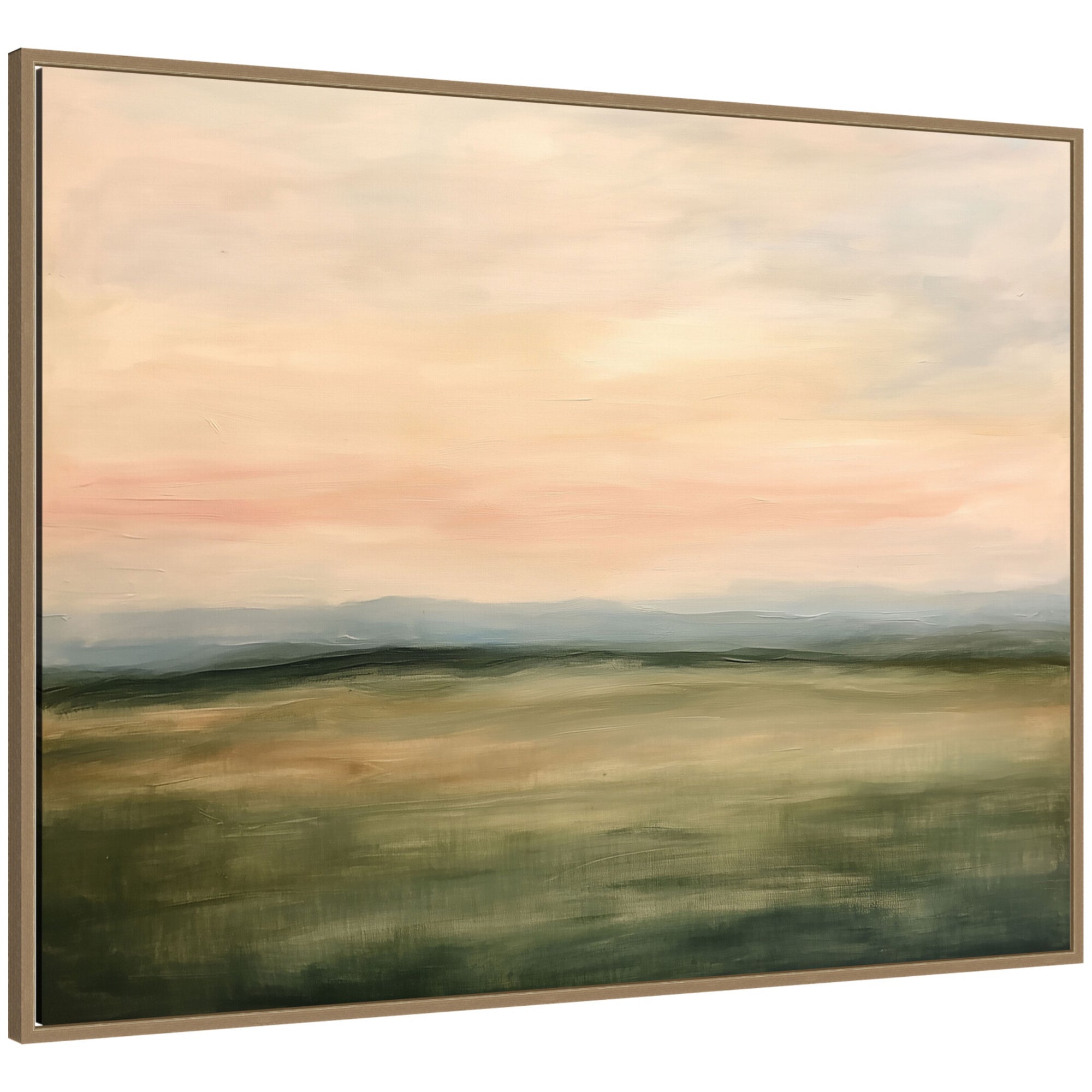 Framed Canvas 42x32 Sylvie Dark Gold 1