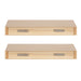 Floating Shelf 2 Piece 18 Inch Natural 4