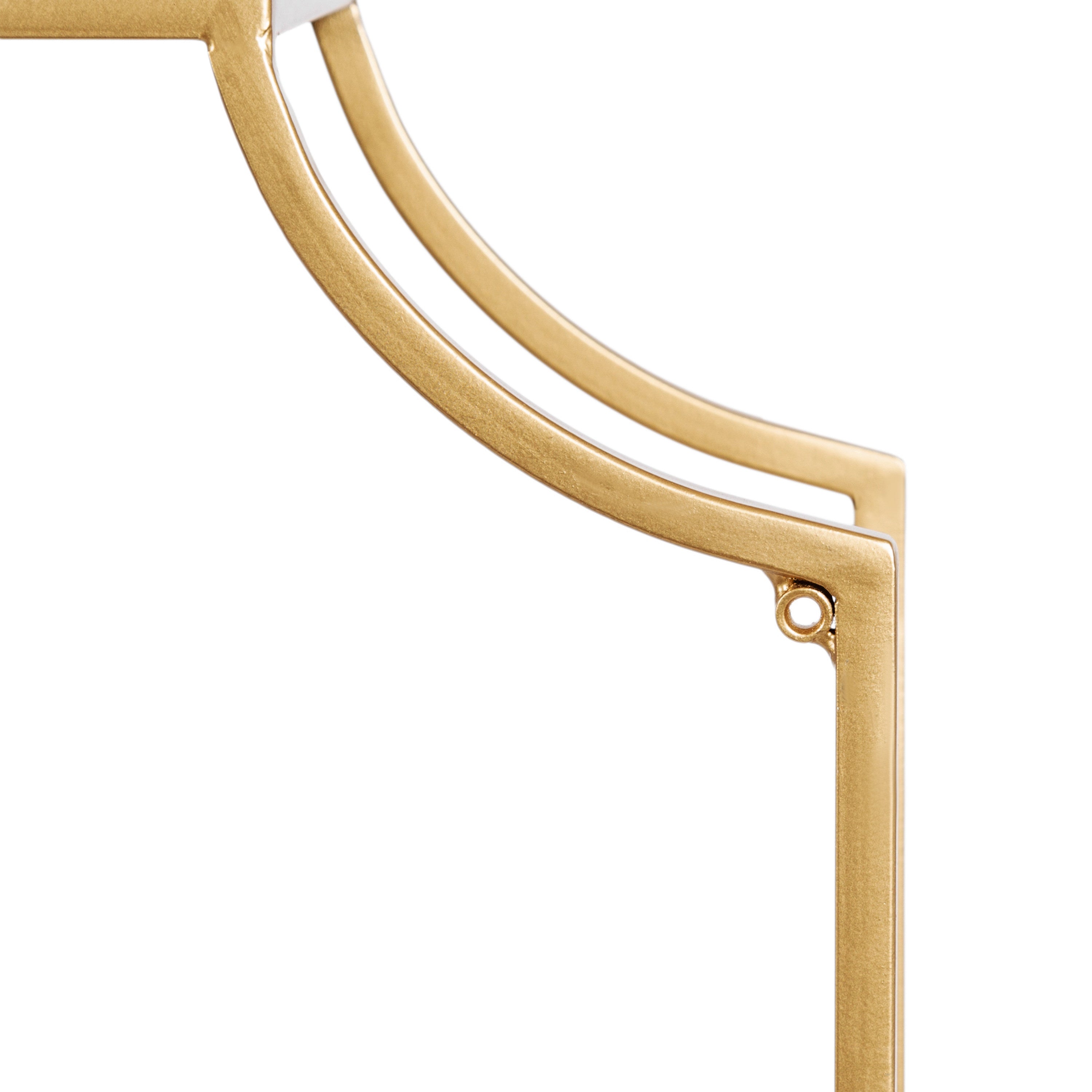 Accent Shelf Gold 24x20 6