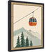 Mounted Canvas Castellan Black 13x16 1