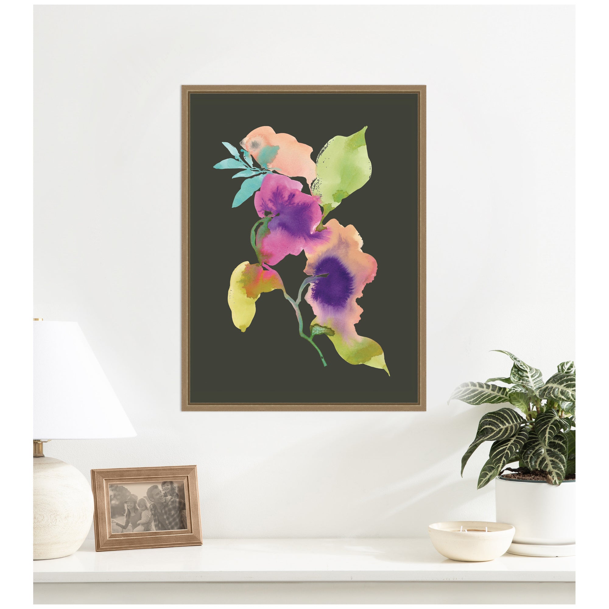 Framed Canvas 18x24 Sylvie Dark Gold 7