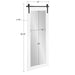 Rectangle Mirror White 18x50 5