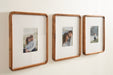 Wall Frame 11x14 matted to 5x7 Walnut Brown 7