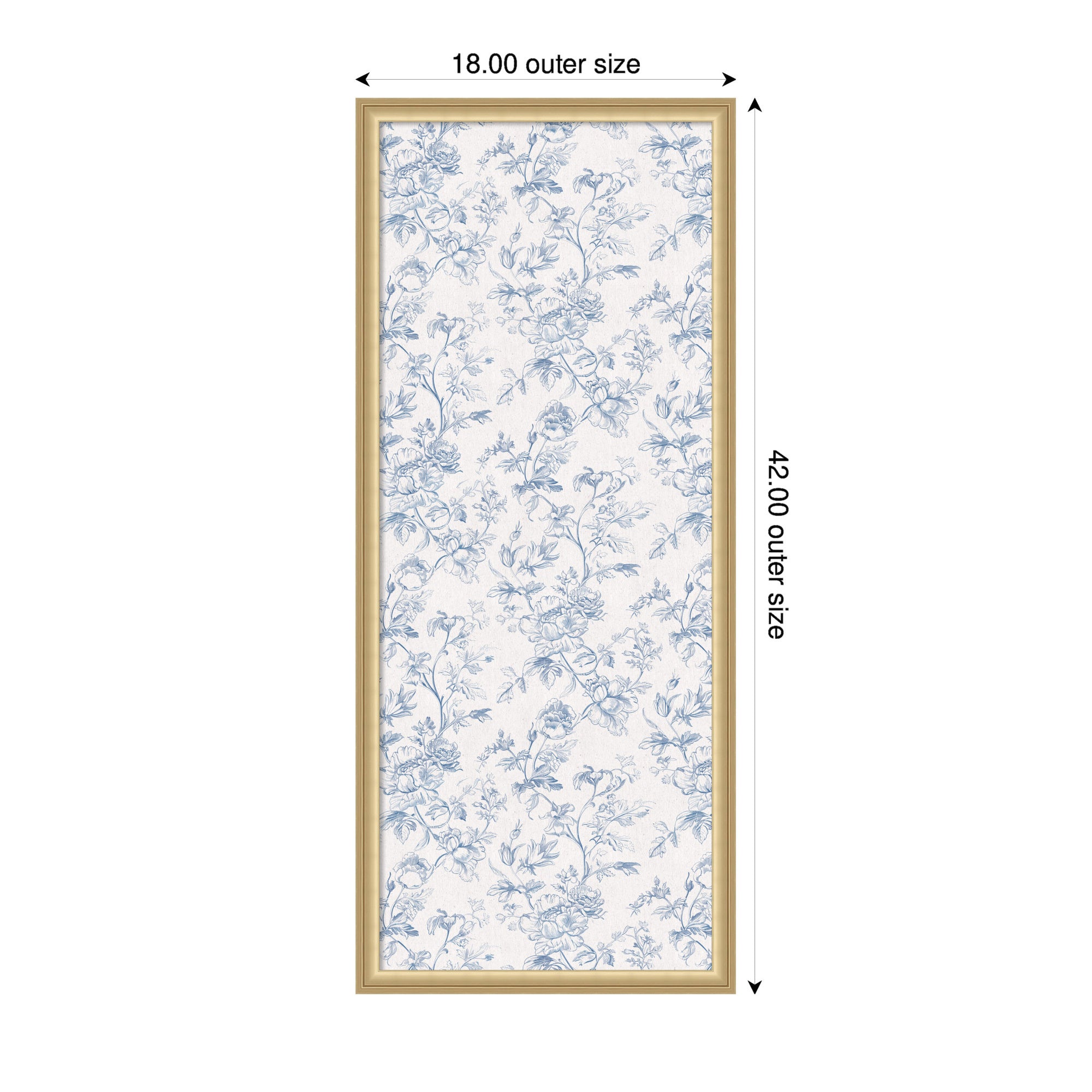 Pinboard 18x42 Florence Gold 2