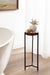 Drink Table Orange Black 9x9x23 7