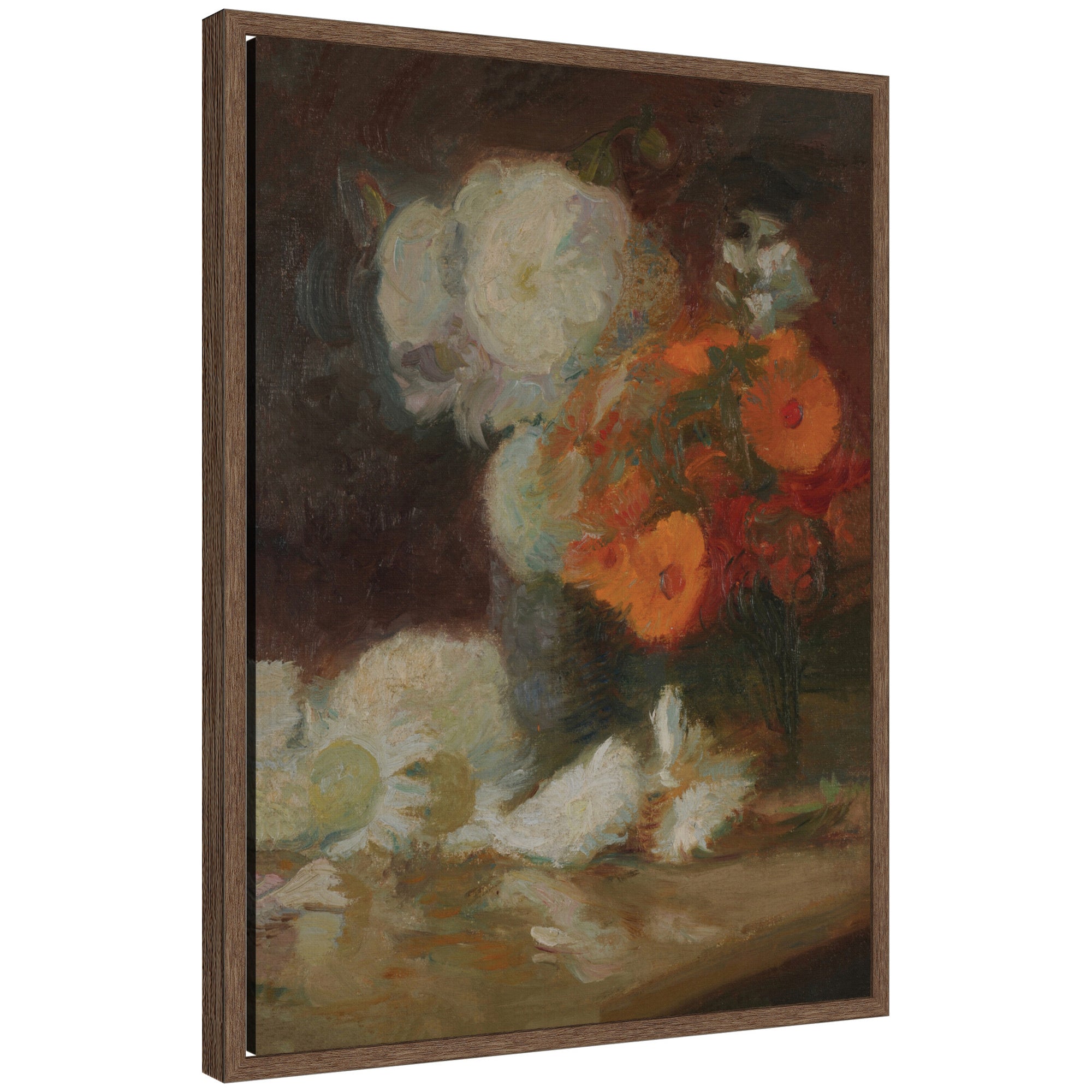 Framed Canvas 18x24 Sylvie Walnut 1