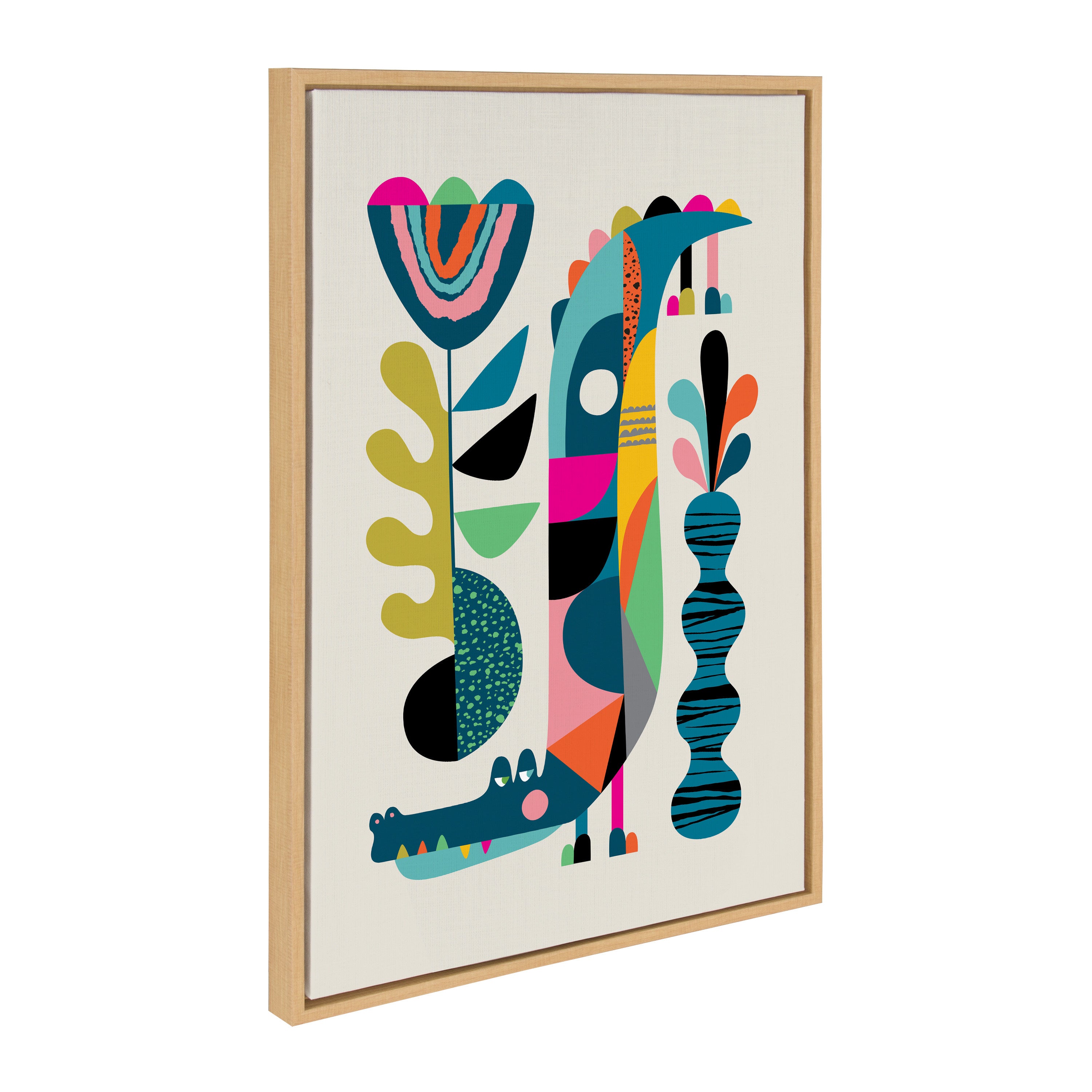 Framed Canvas Sylvie Natural 23x33 1