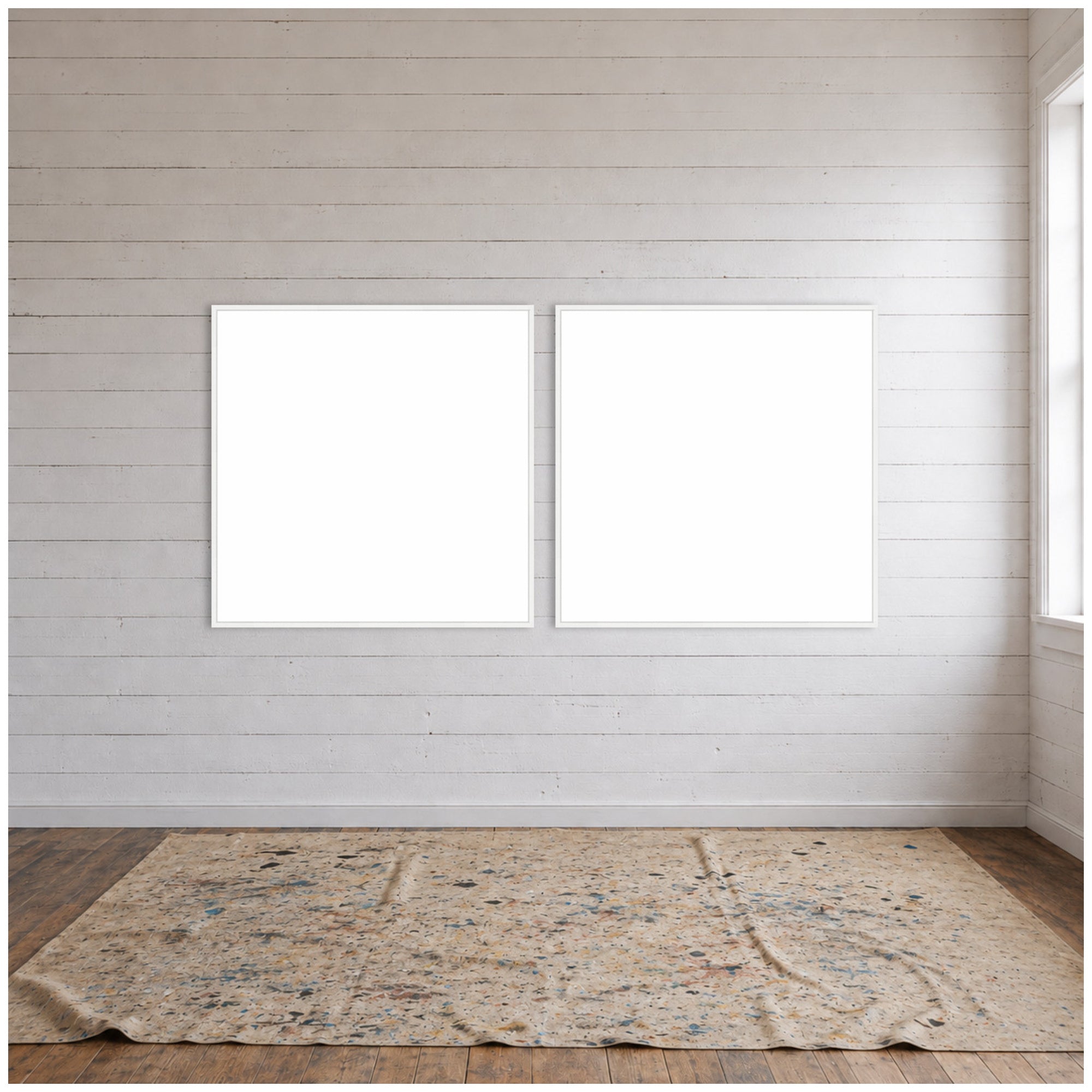 Art Set 2 Piece Set 30x30 Sylvie White 6