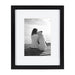 Tabletop Frame Black 8x10 matted to 5x7 2