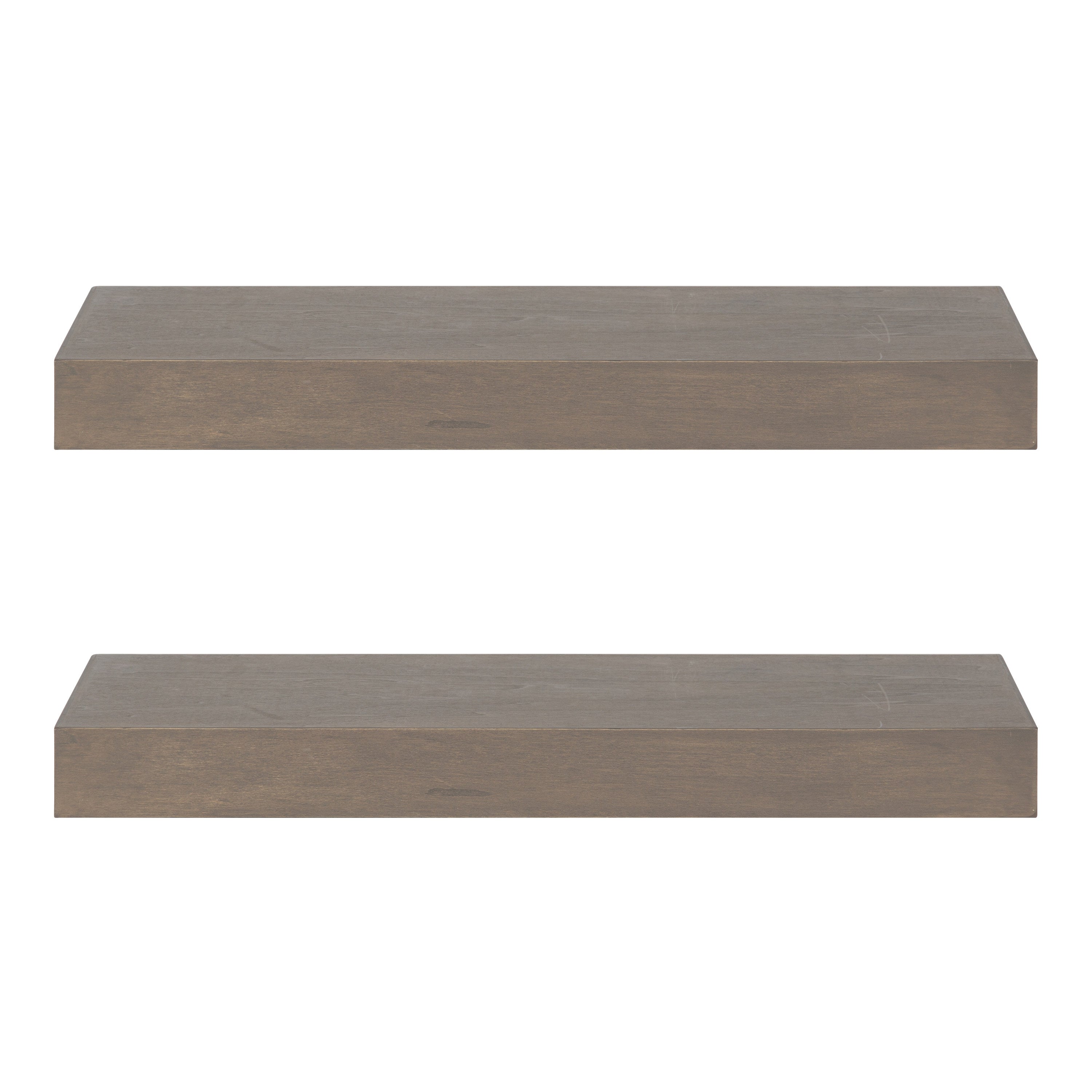 Floating Shelf 2 Piece 24 Inch Gray 3