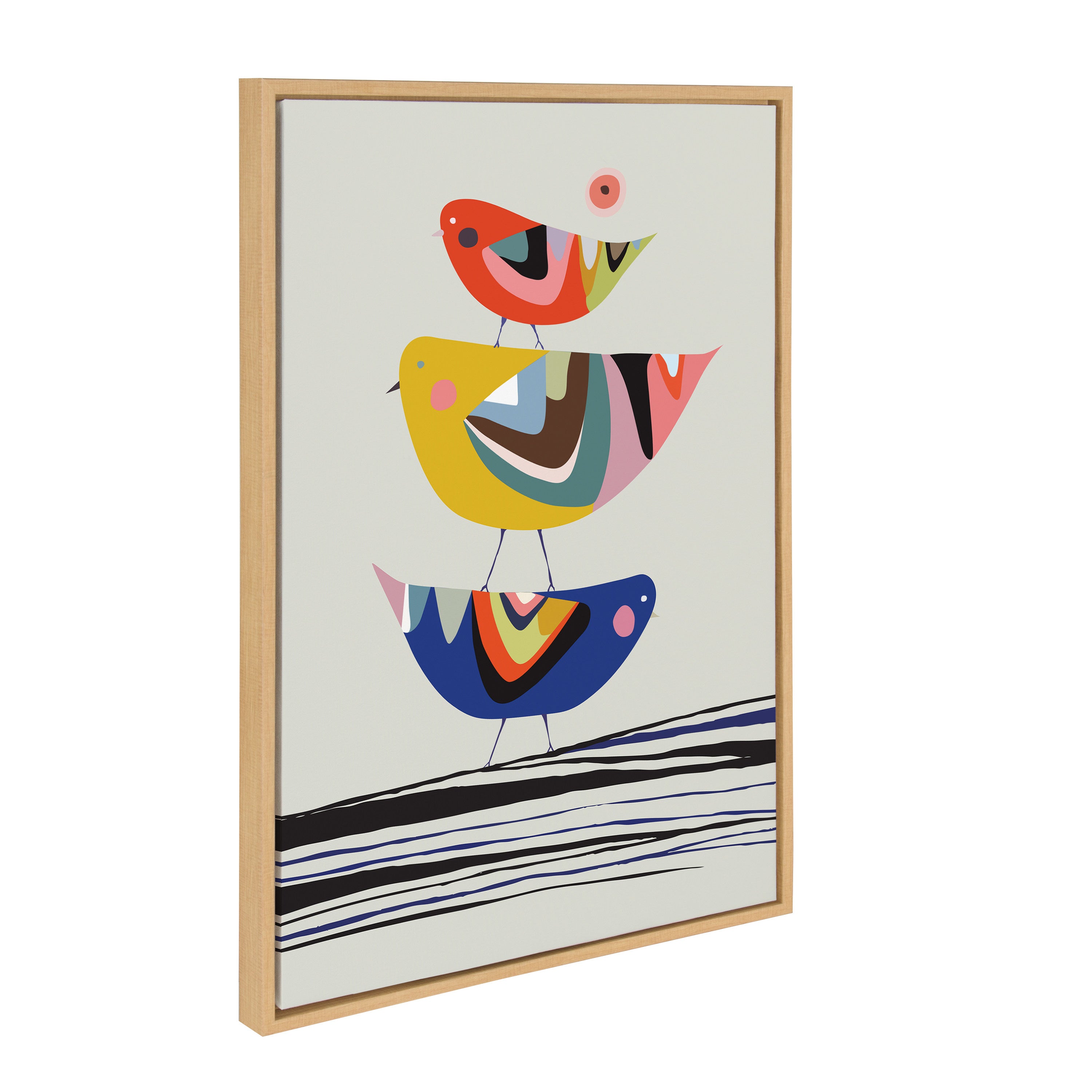 Framed Canvas Sylvie Natural 23x33 2