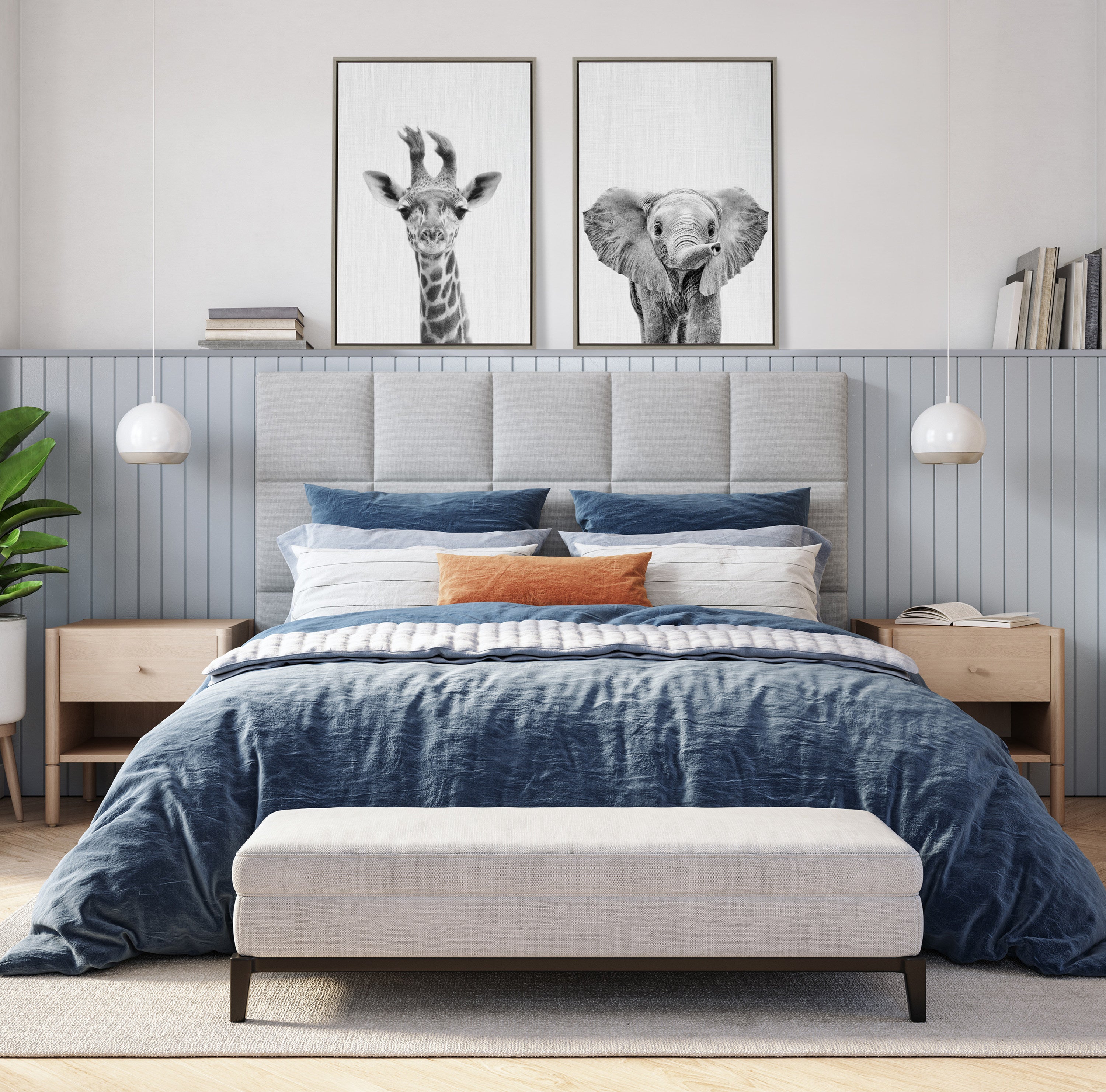 Art Set Sylvie Graywash 2 Piece Set 23x33 5