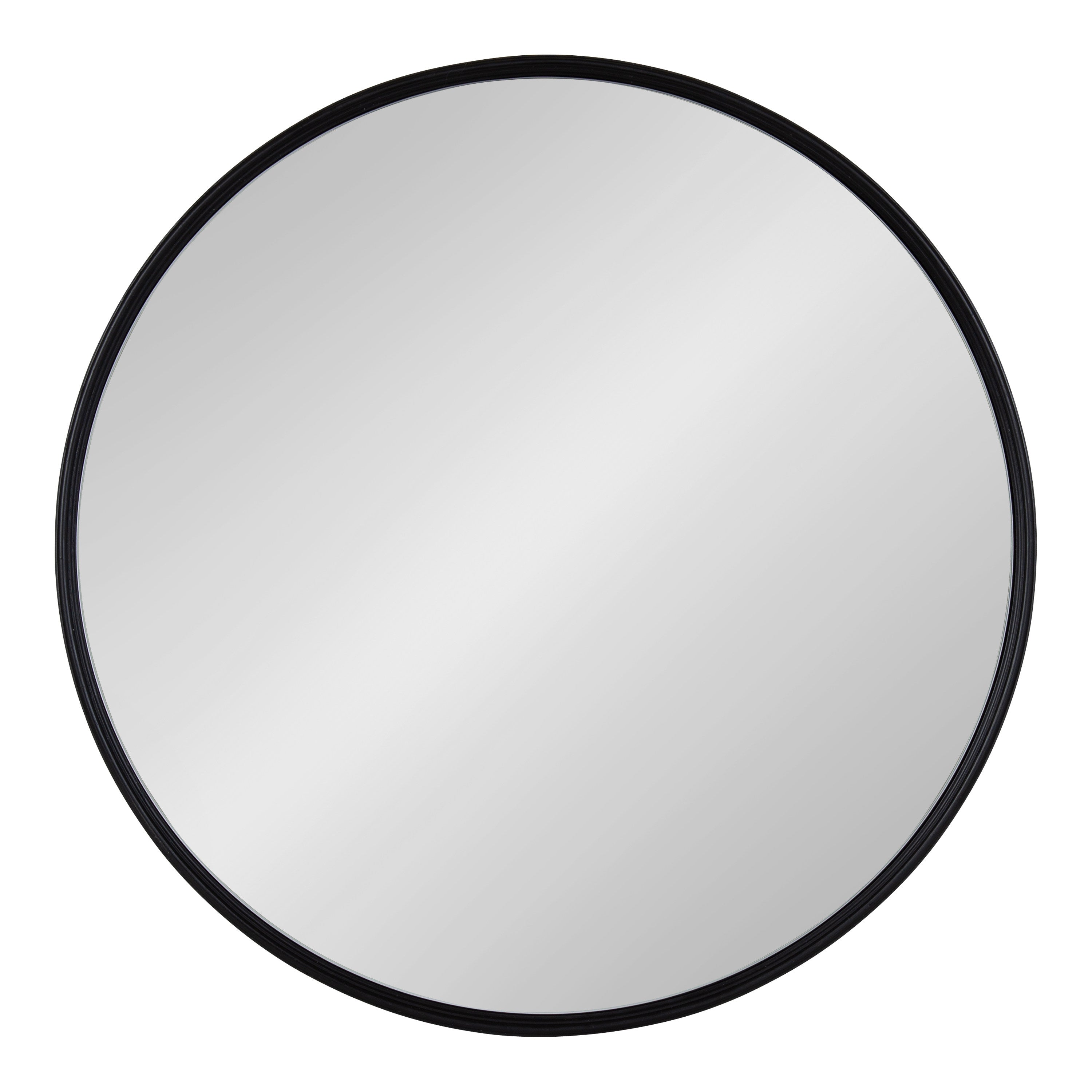 Round Mirror Black 24" Diameter 2