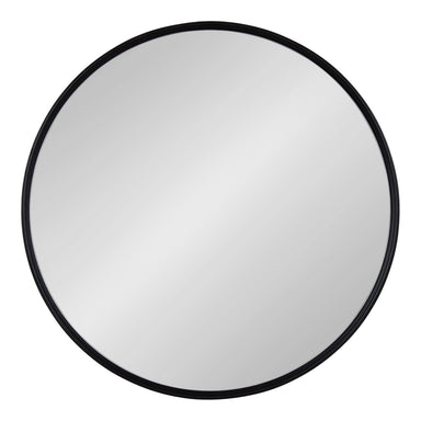 Round Mirror Black 24" Diameter 2