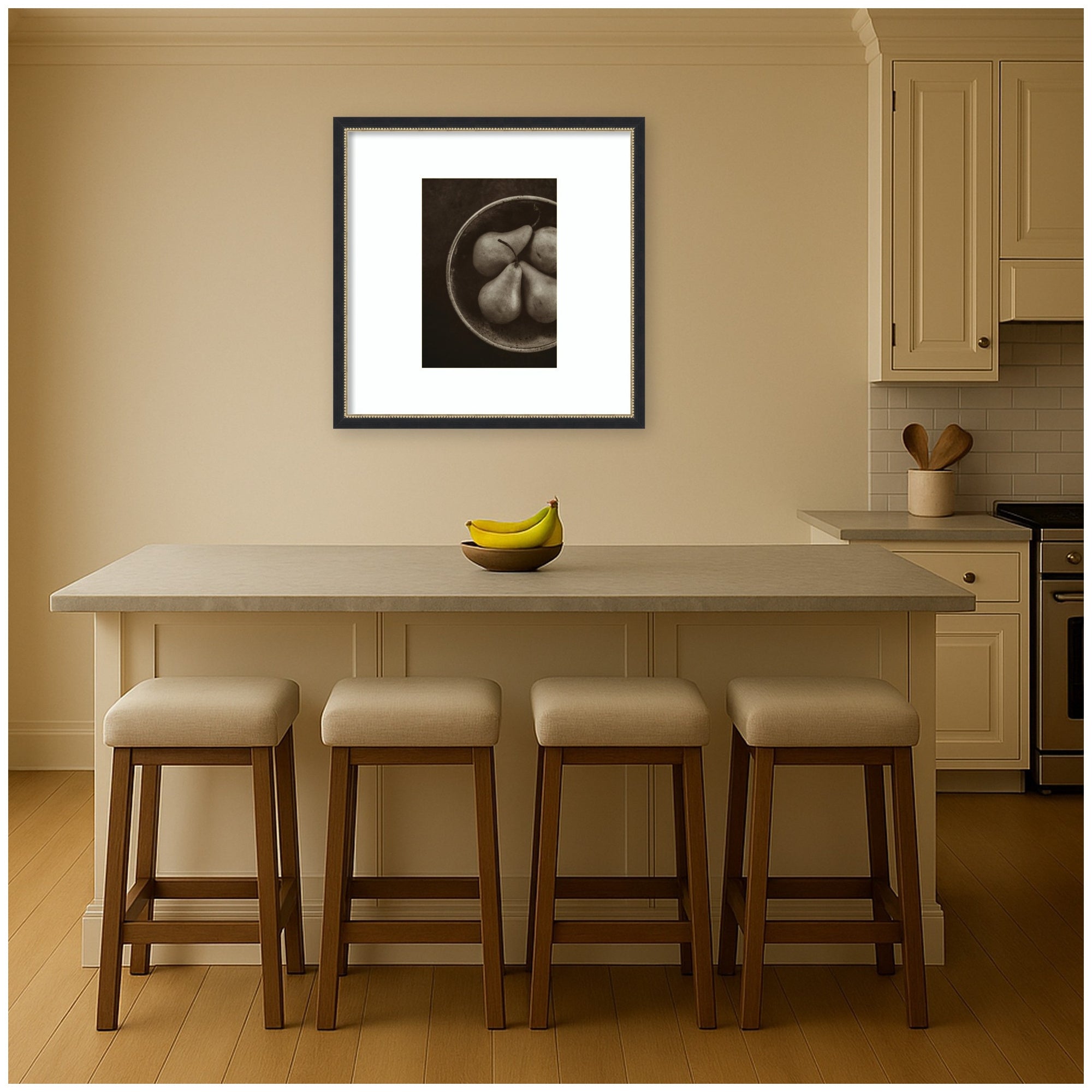 Framed Art 26x26 Belmont Black 6