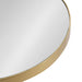 Side Table Mirror Gold 14x14x24 3