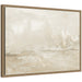 Framed Canvas 24x18 Sylvie Dark Gold 1