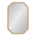 Scallop Mirror Natural Beige 24x36 5