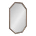 Octagon Mirror Gray 24x36 1