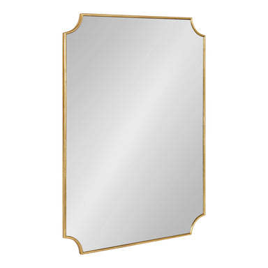 Scallop Mirror Gold 22x30 1