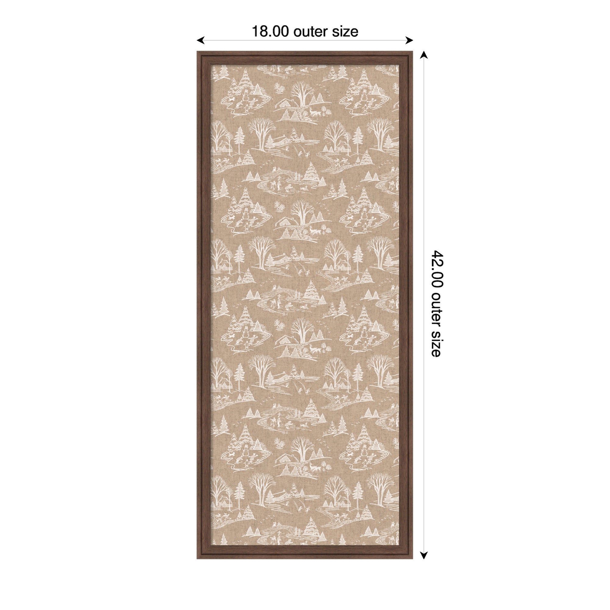Pinboard Florence Medium Brown 18x42 2