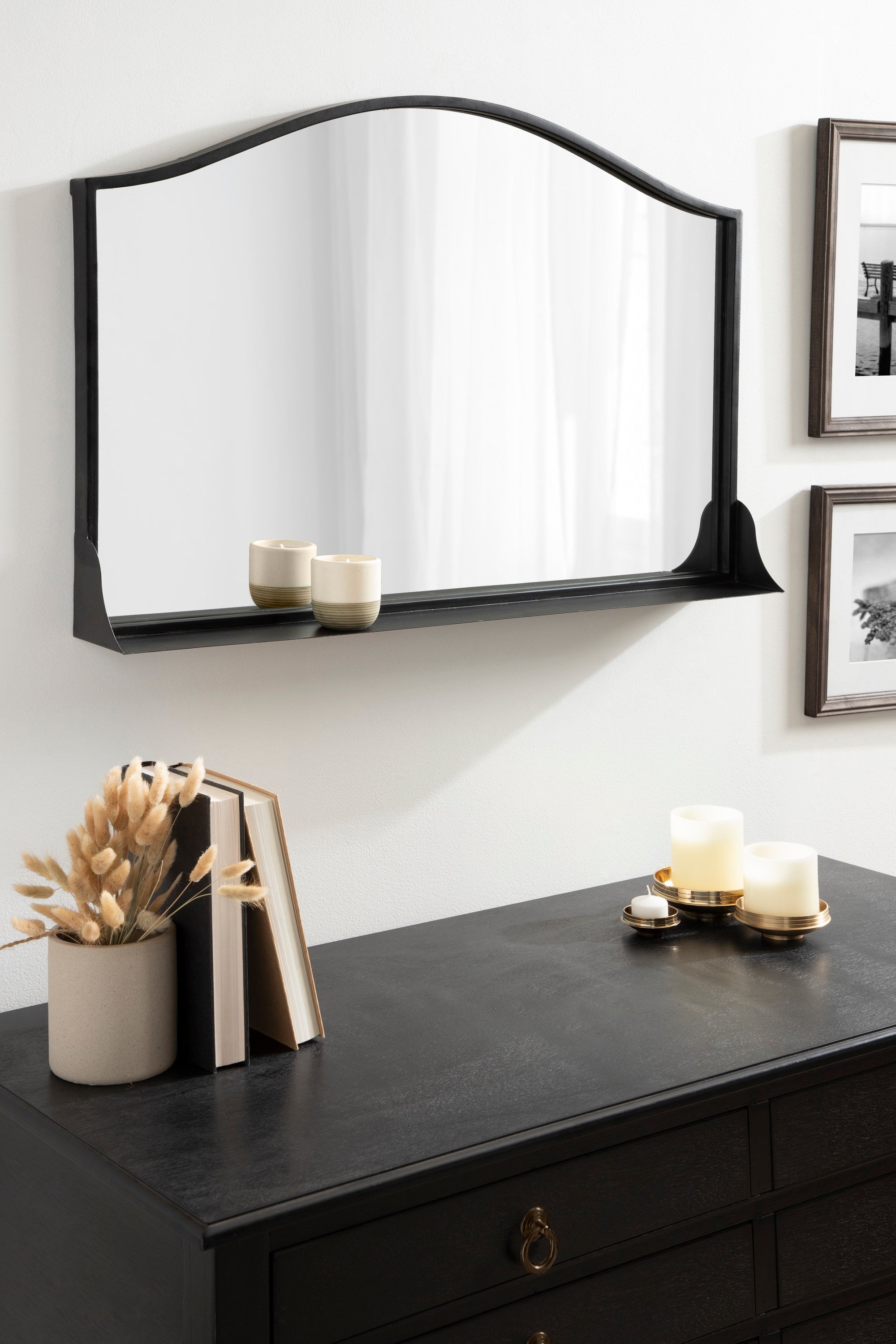 Functional Mirror Black 32x22 7