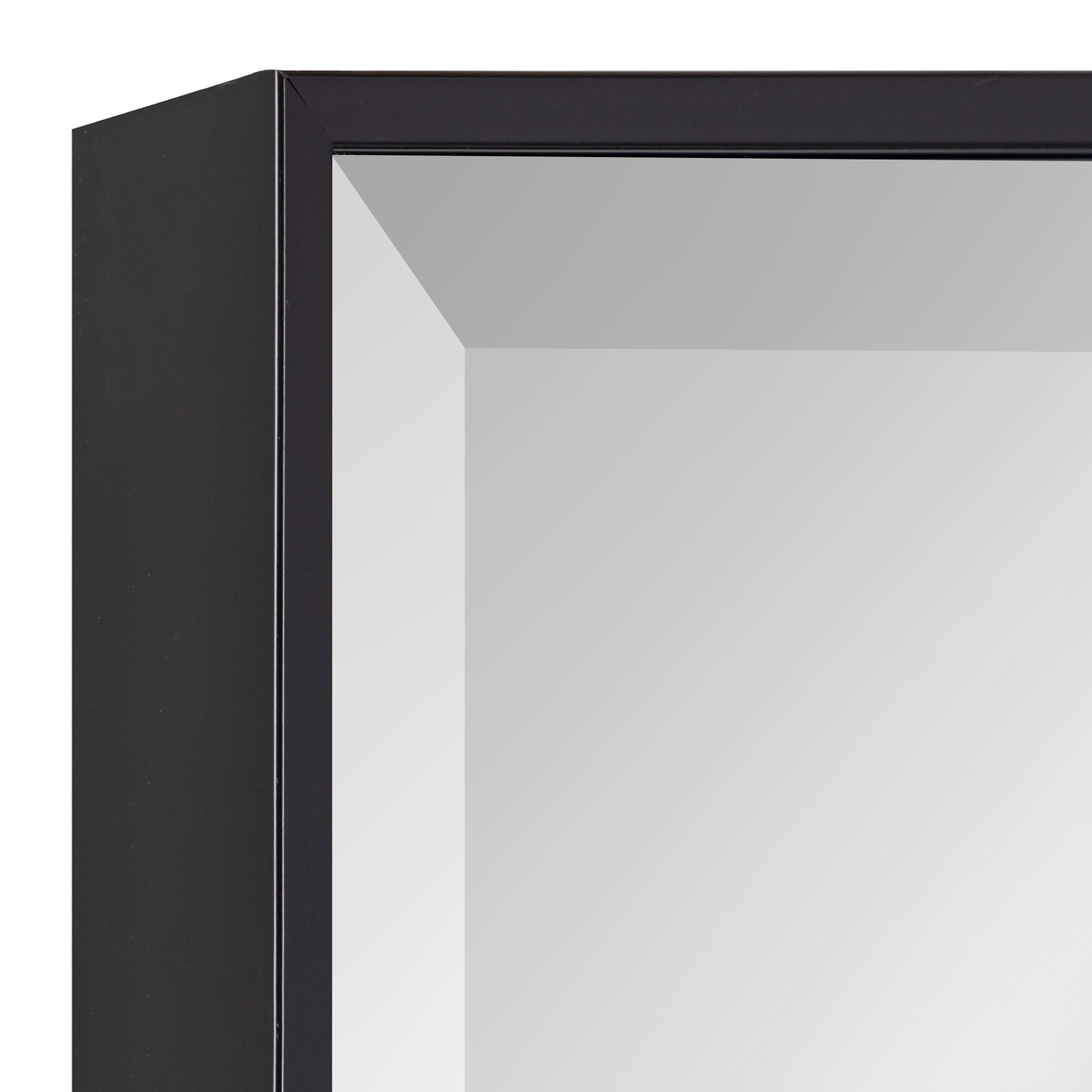 Square Mirror Black 28.75x28.75 6