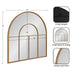 Windowpane Mirror Gold 30x30 2