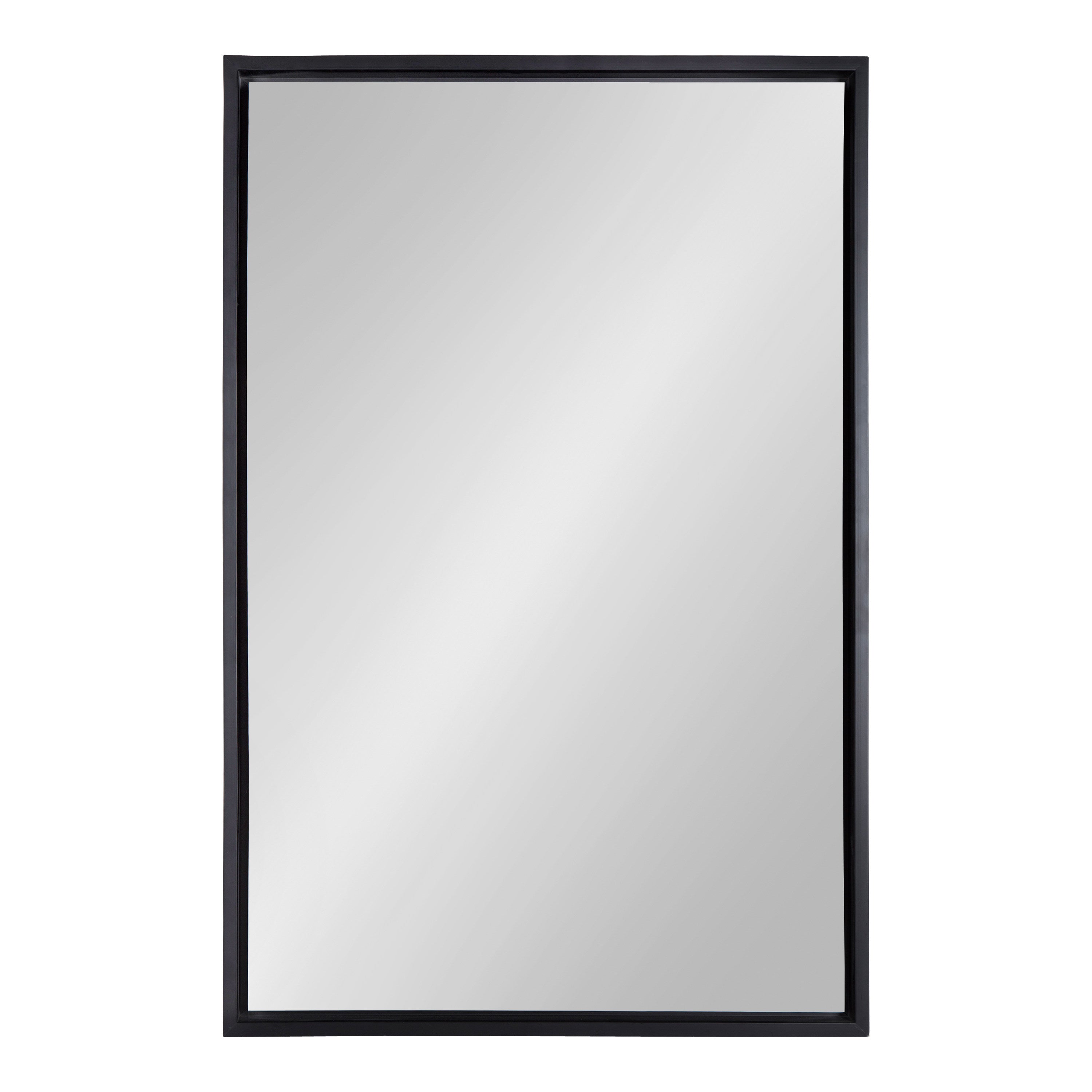 Rectangle Mirror Black 24x36 2
