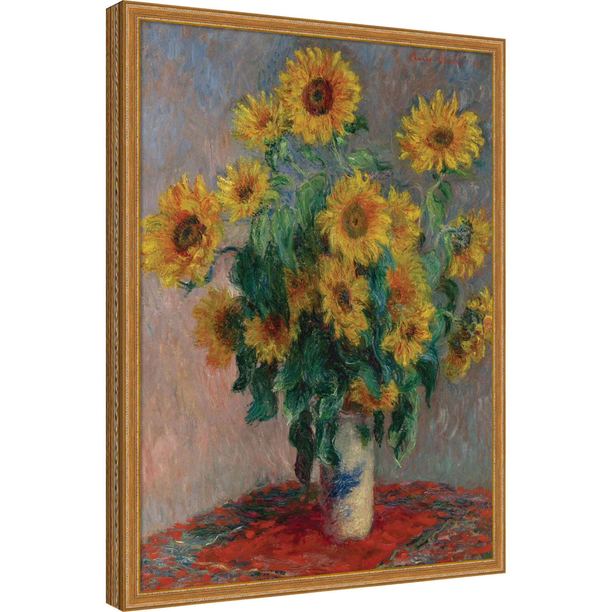 Mounted Canvas 19 x 25 Cordelia Thin Gold 1