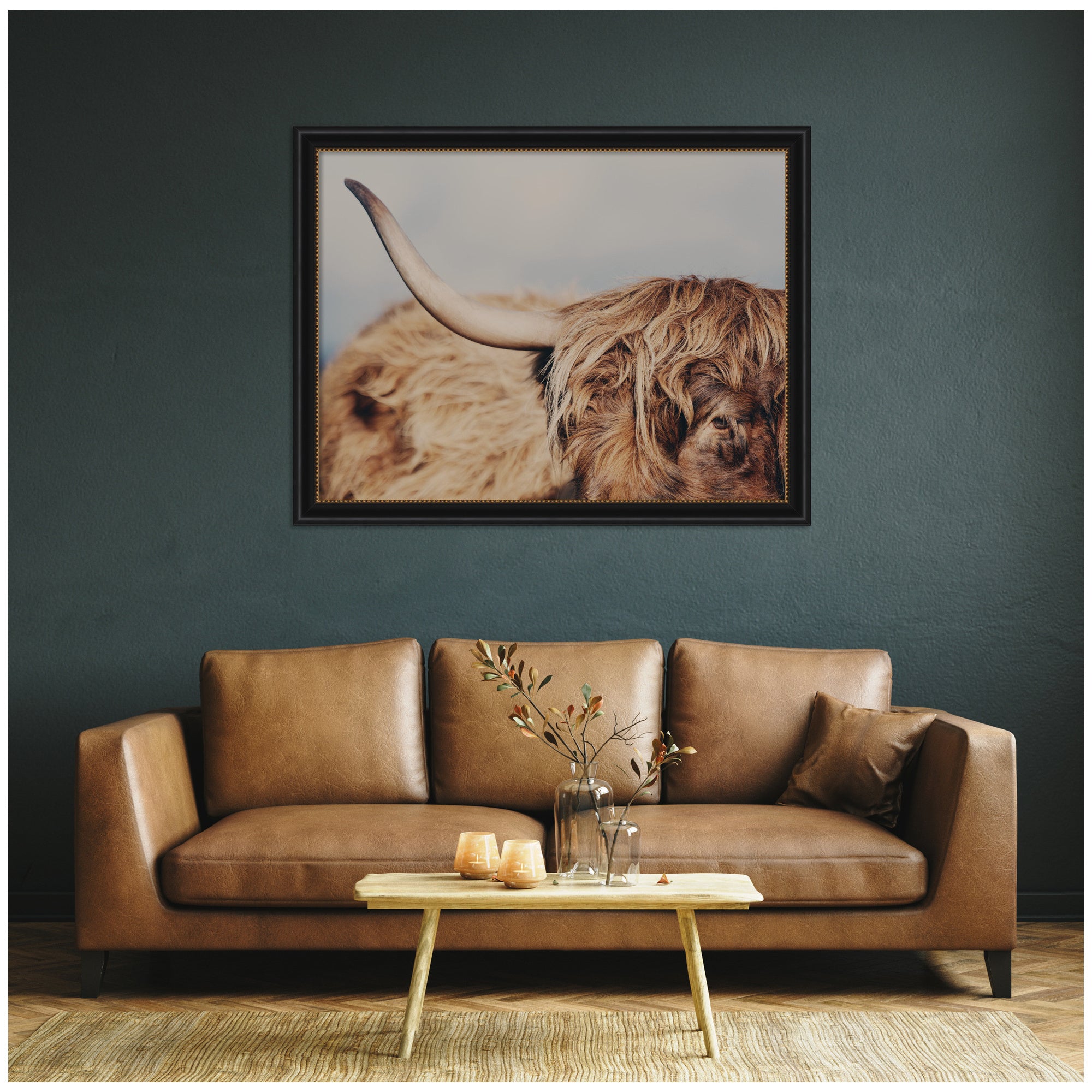 Framed Art Manhattan Black 44x34 6