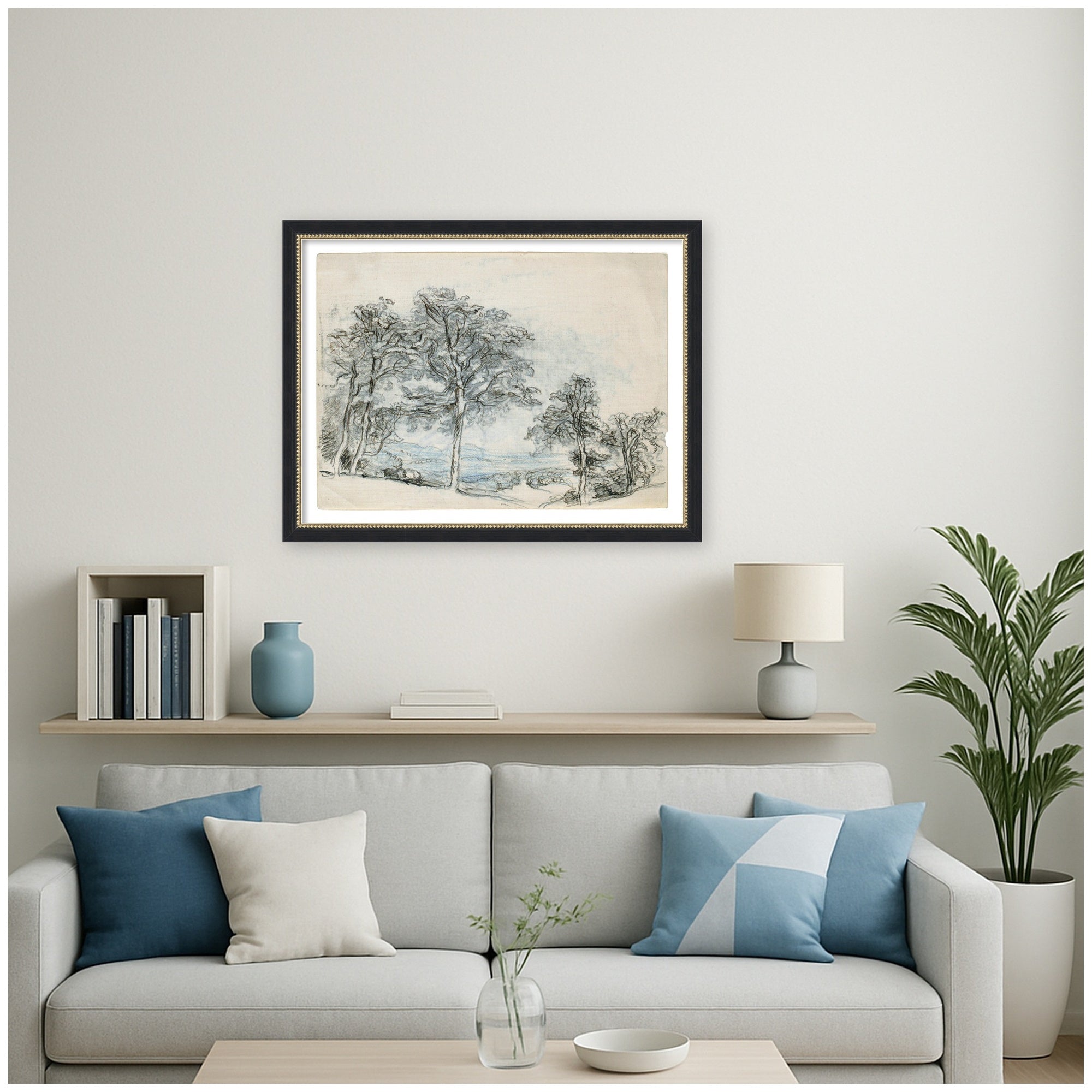 Mounted Canvas 26x20 Belmont Black 7