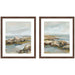 Framed Art Set 2 Piece Set 21x25 Florence Medium Brown 1