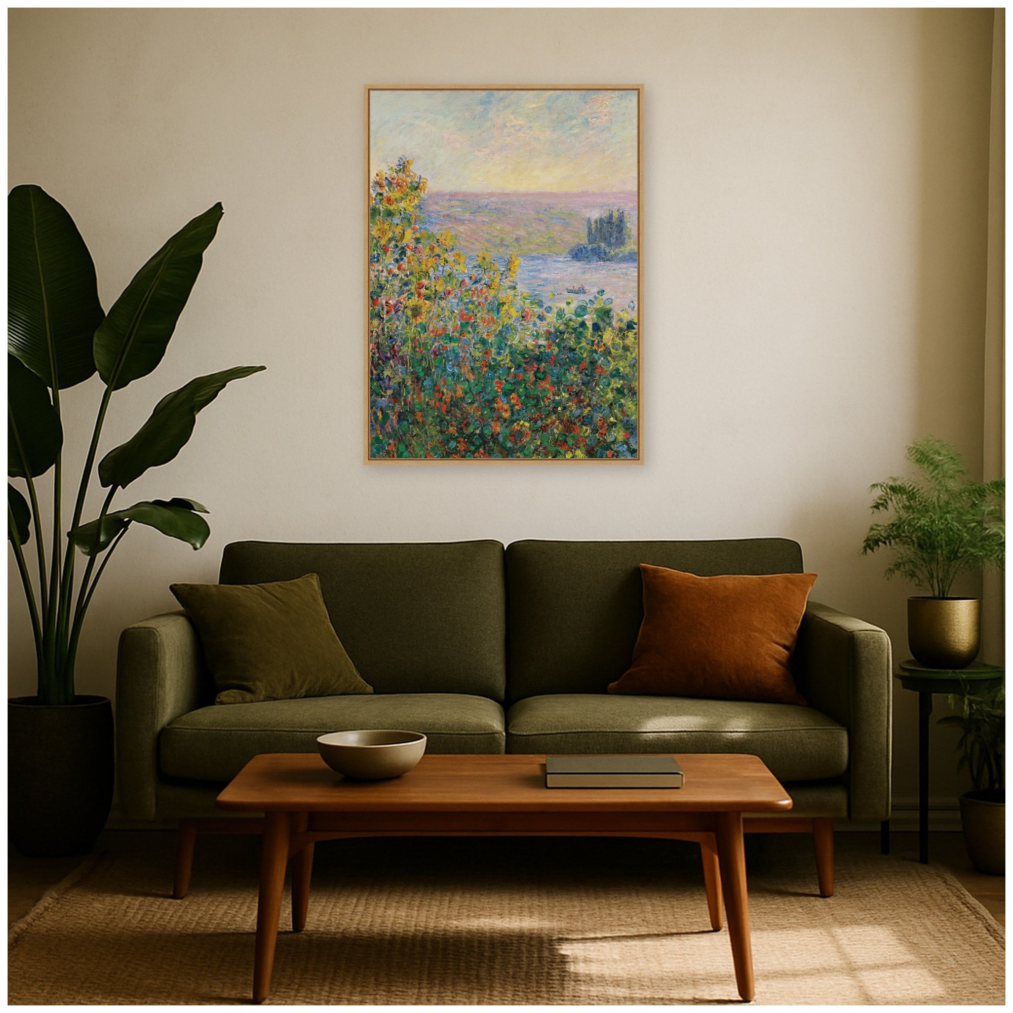 Framed Canvas 28x38 Sylvie Natural 7