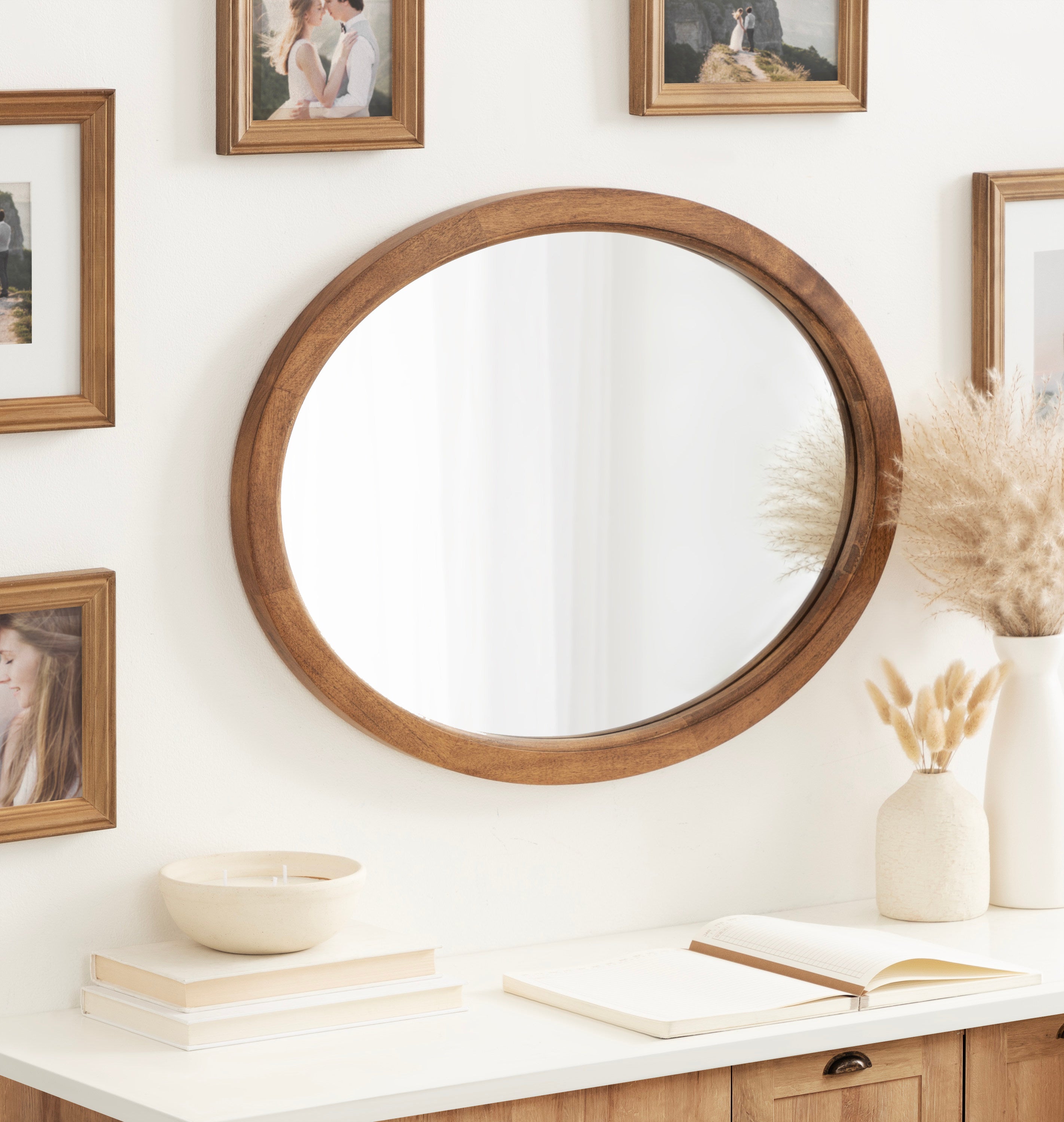 Oval Rustic Brown 18x24 7