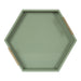 Single Tray Green Gold 18x18 6