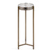 Drink Table Clear Gold 9x9x23 1