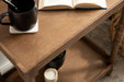 Side Table 22x14x26 Rustic Brown 7