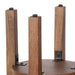 Side Table Walnut Brown 12x12x28 6