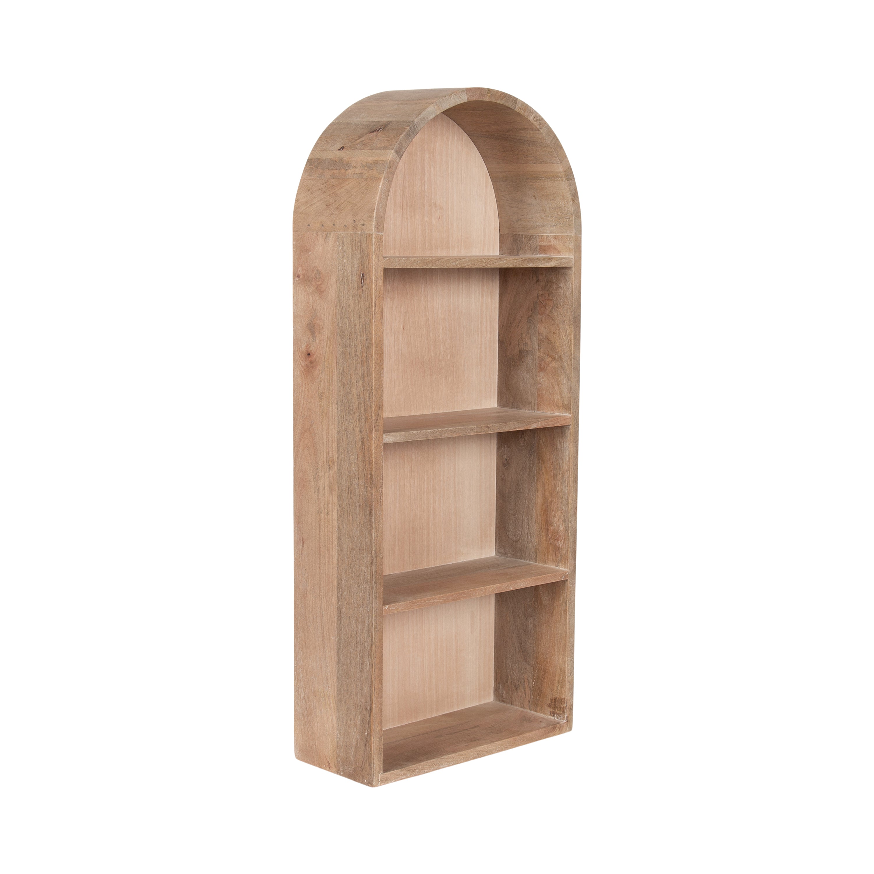 Accent Shelf Natural Beige 14x6x33 1