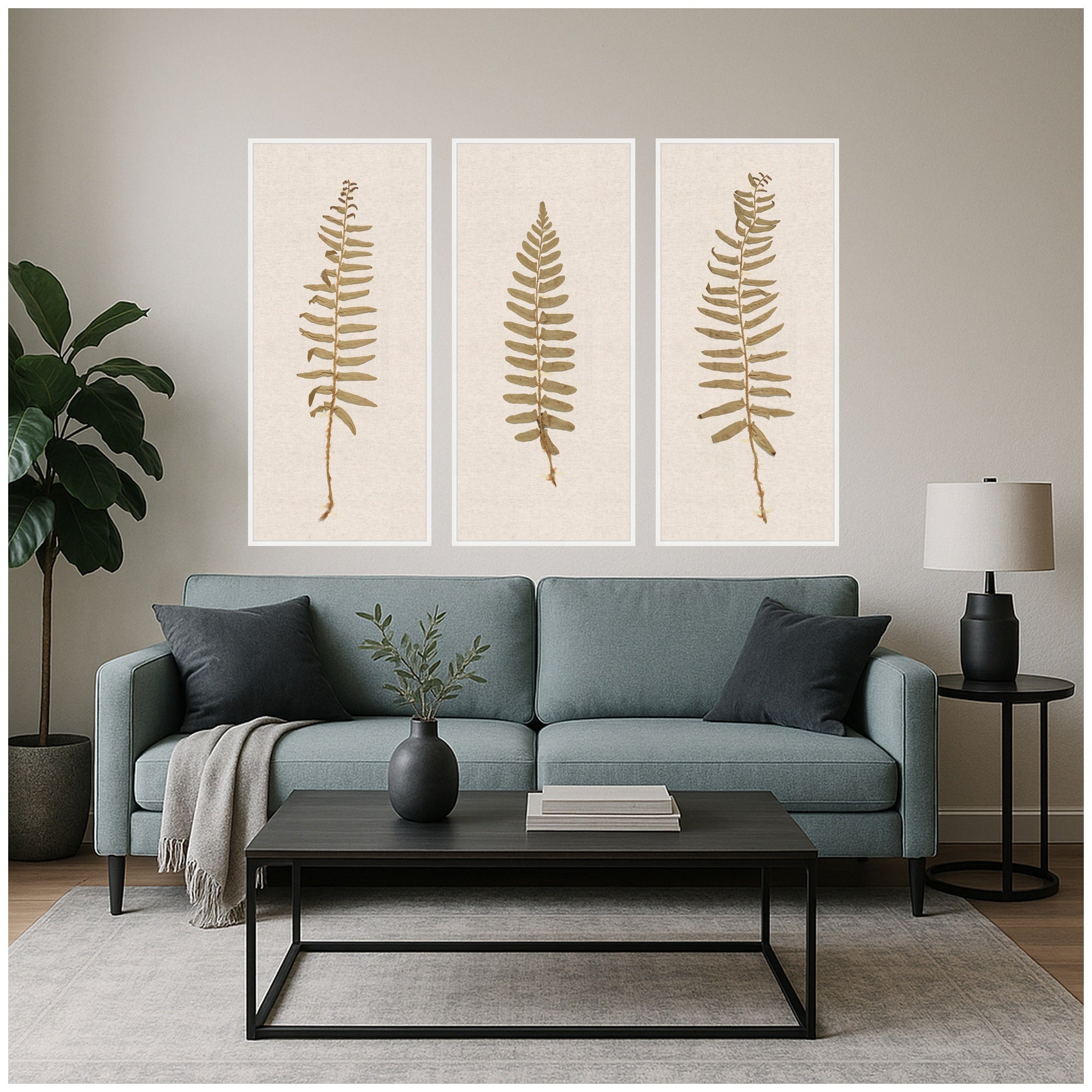 Art Set 3 Piece Set 18x40 Sylvie White 7