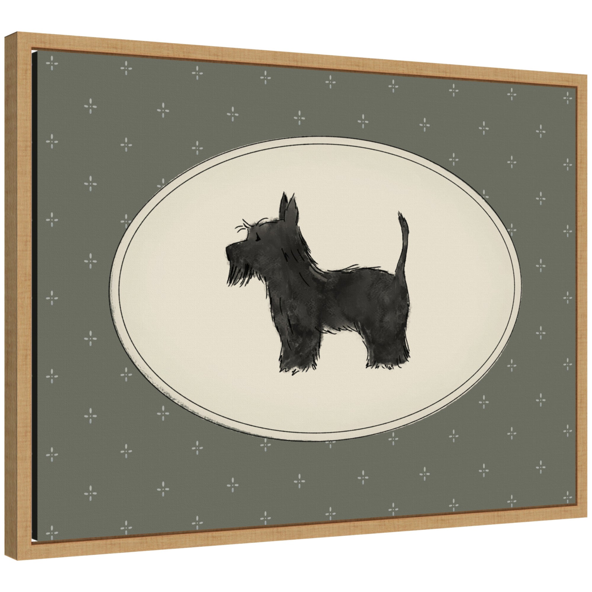 Framed Canvas 24x18 Sylvie Natural 1
