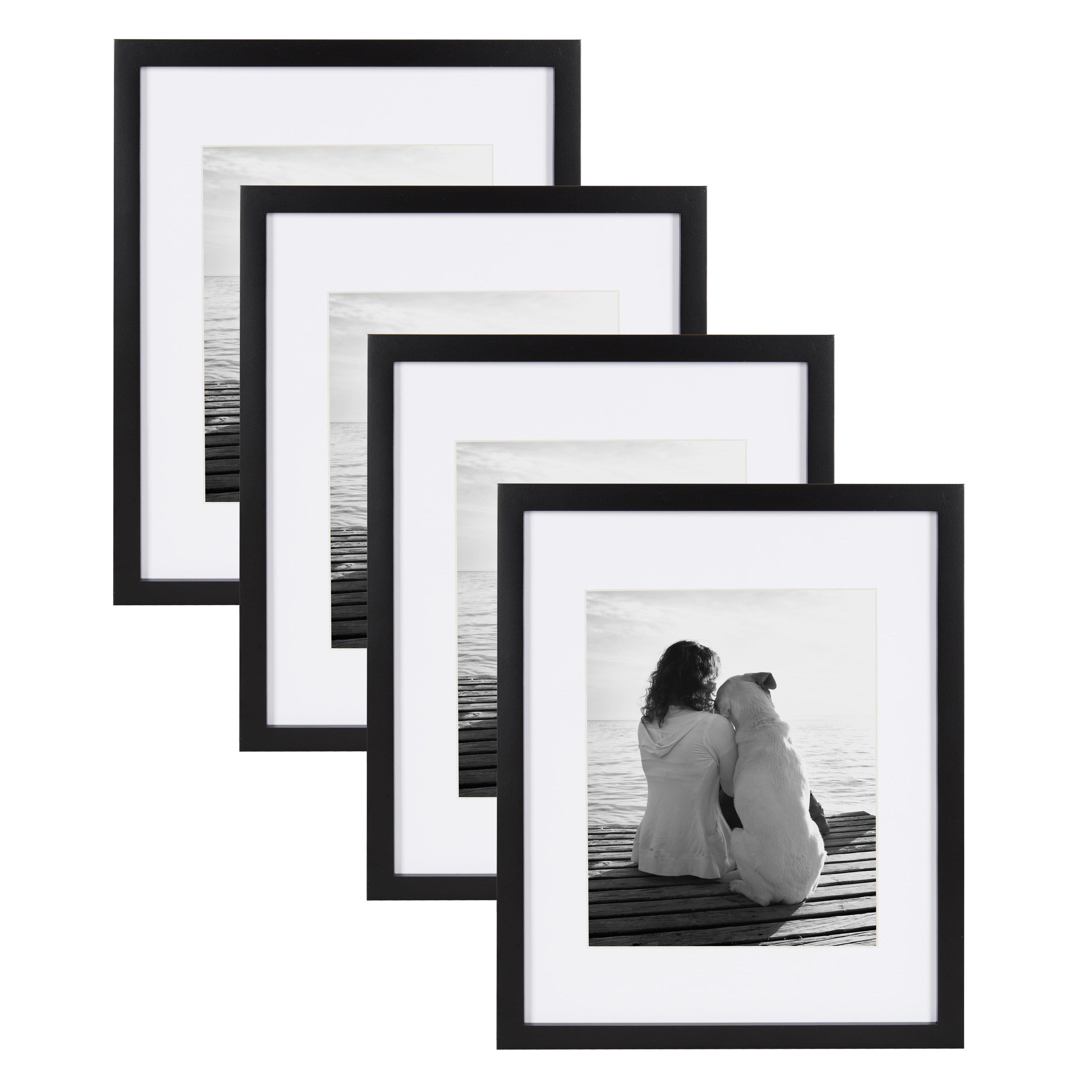 Wall Frame Black 11x14 matted to 8x10 1