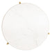 Side Table White Gold 15x15x24 4