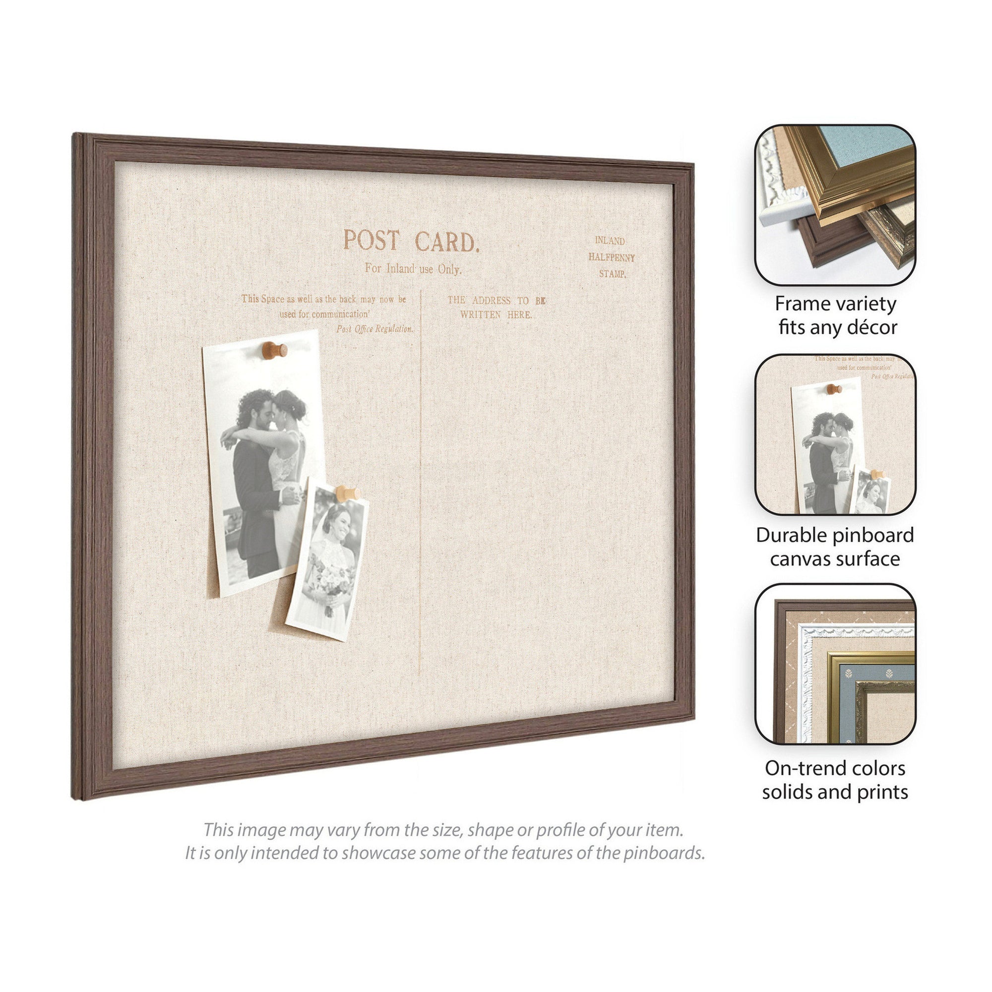 Pinboard Mila Dark Gold 38x26 5